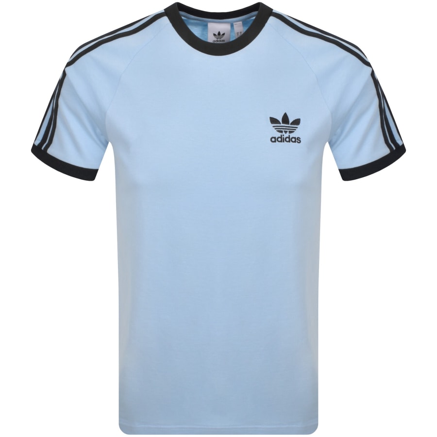 adidas CLASSICS 3-STRIPES Tシャツ adidas Originals 3 Stripes T Shirt Blue | Mainline Menswear